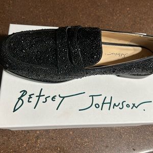Fabulous sparkly loafers from Betsey Johnson